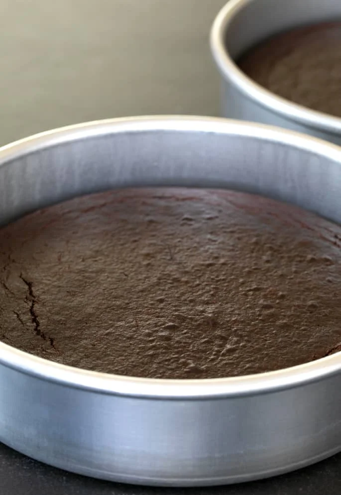 A moist and tender Paleo chocolate cake that's rich in chocolate flavor, but not too sweet. Layer it with a deep chocolate frosting, and let's celebrate!