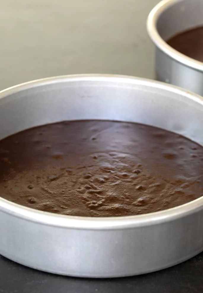 A moist and tender Paleo chocolate cake that's rich in chocolate flavor, but not too sweet. Layer it with a deep chocolate frosting, and let's celebrate!