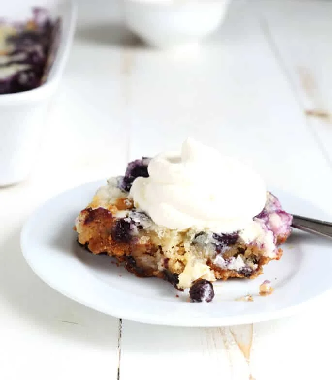 Gluten Free Blueberry Dump Cake