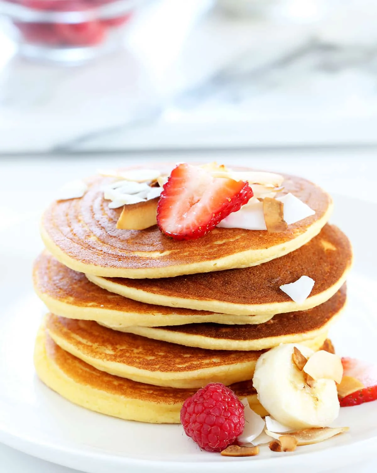 Fluffy Coconut Flour Pancakes