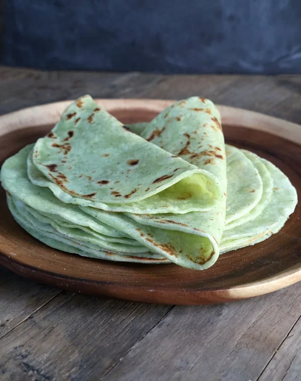 Gluten Free Zucchini Flour Tortillas