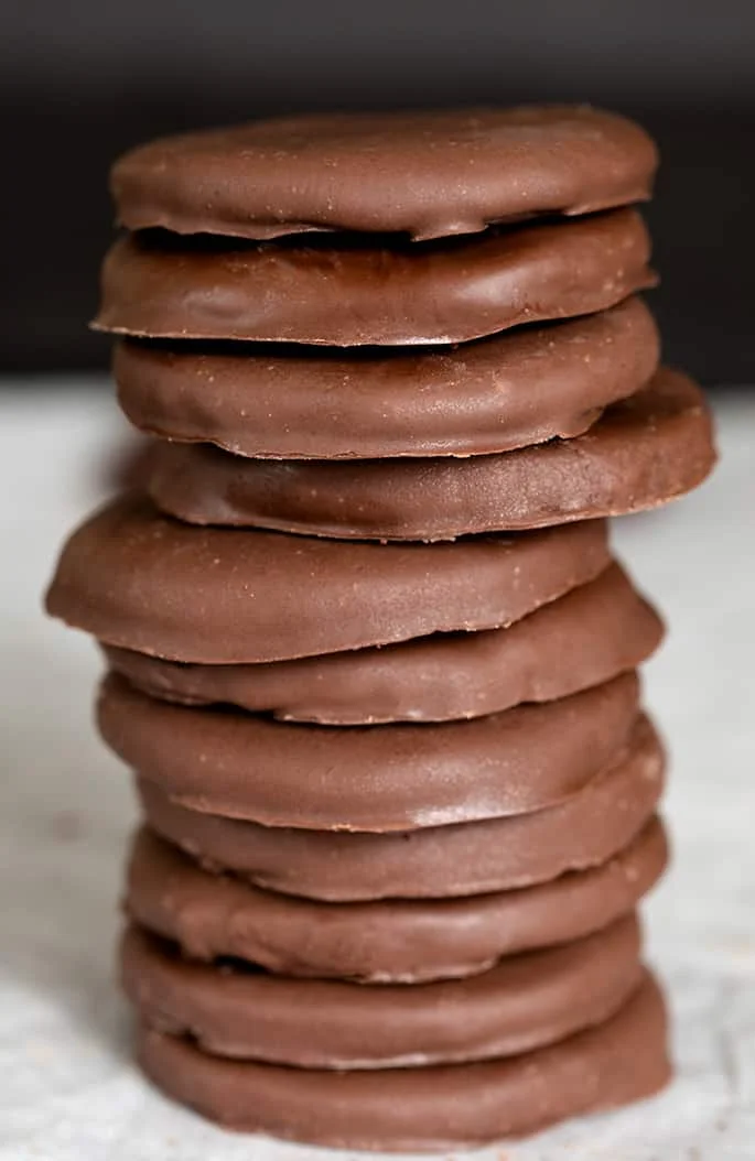 Gluten Free “Thin Mints” Cookies