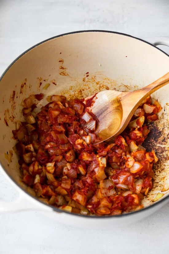 Add tomato paste