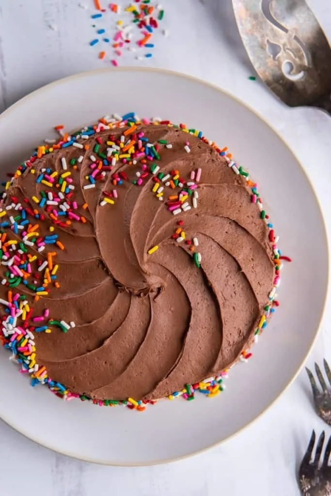 air fryer chocolate cake