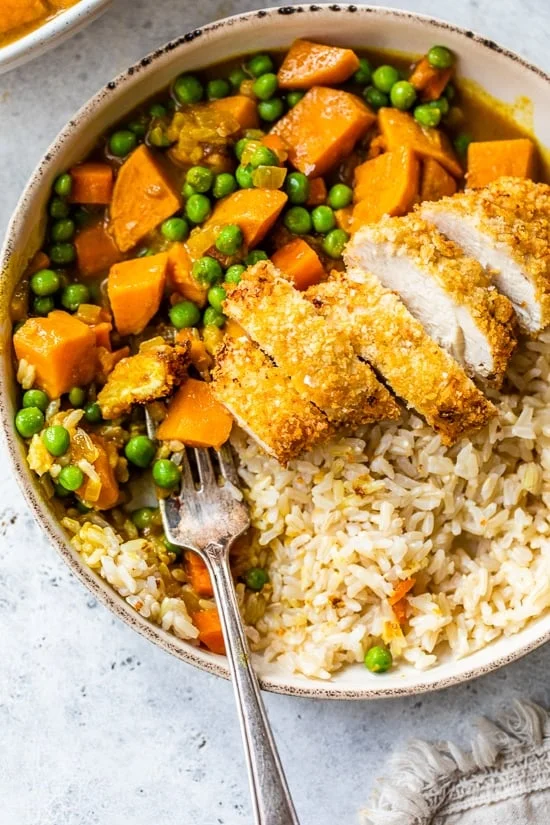 Air Fryer Crispy Chicken Katsu