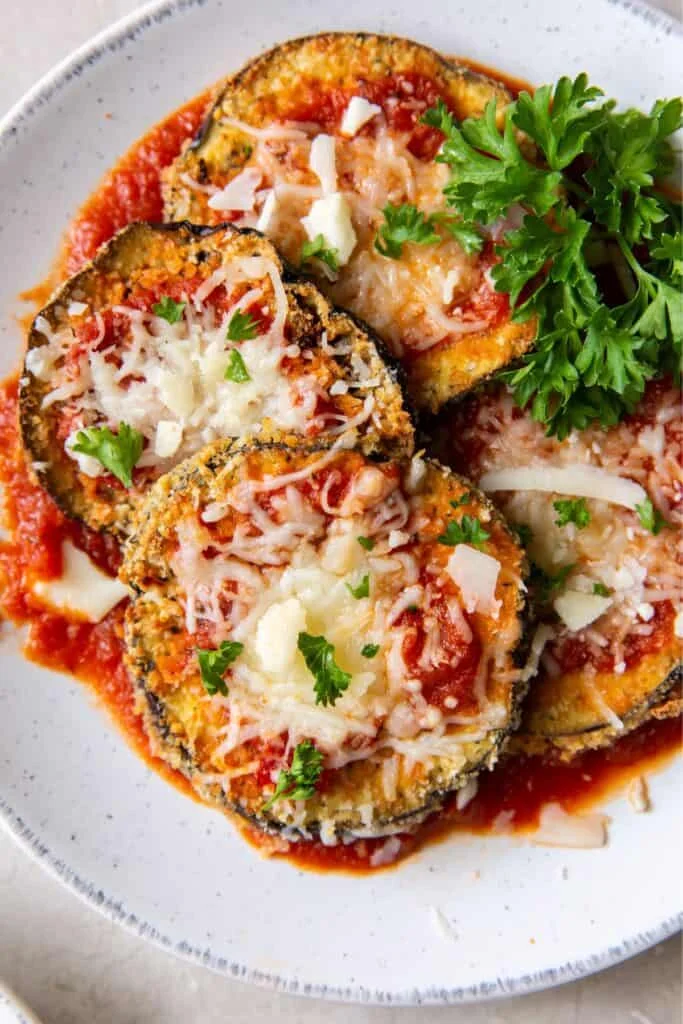 Air Fryer Eggplant Parmesan