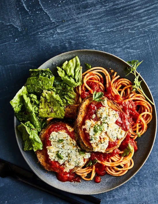 Air Fryer Eggplant Parmesan