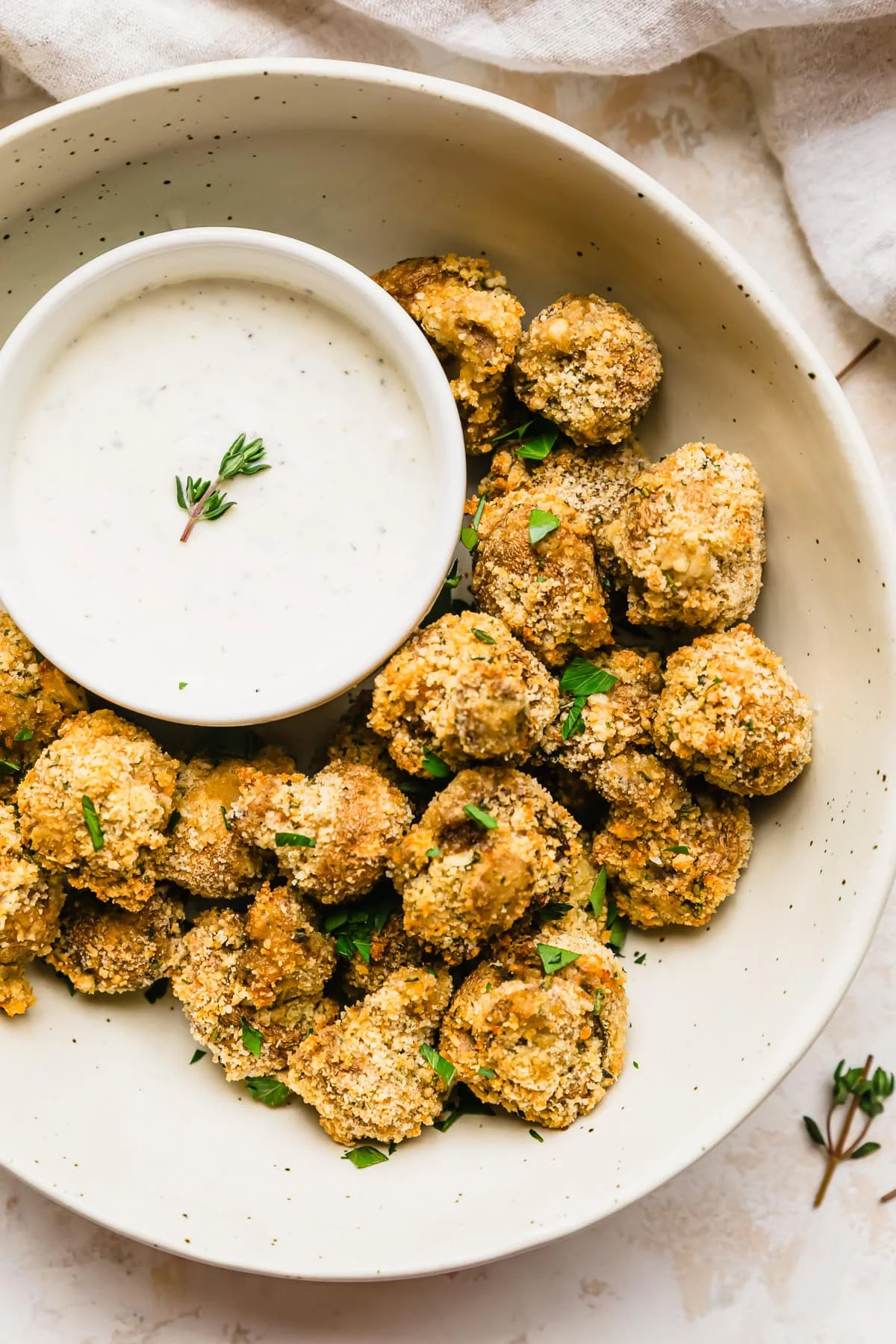 Air Fryer Mushrooms