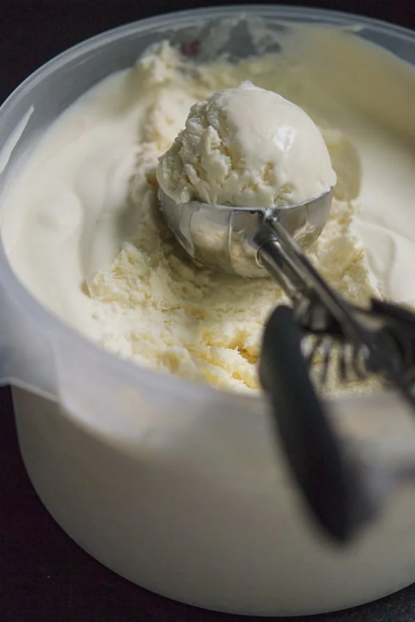 Gluten Free Vanilla Ice Cream | No Churn
