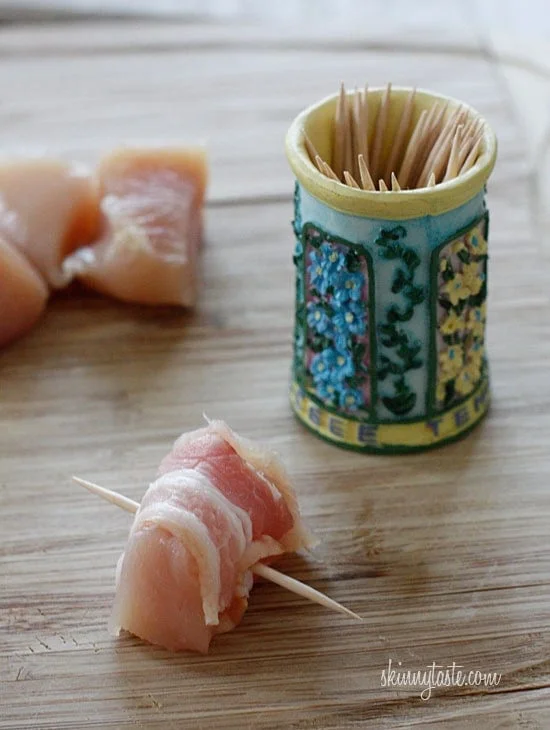 Bacon Wrapped Chicken Bites – This is the easiest hot kid friendly appetizer that you'll ever make. Uses only TWO ingredients and it's soooo good, I guarantee these will disappear in minutes!