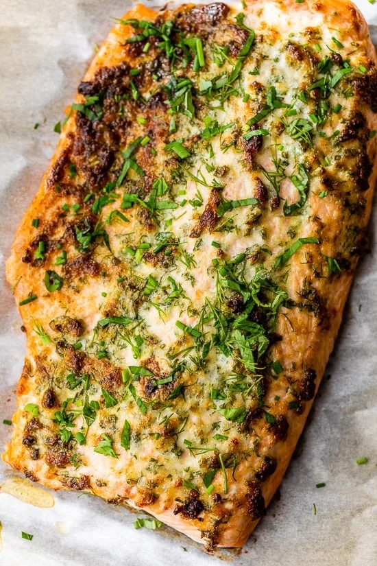 Baked salmon