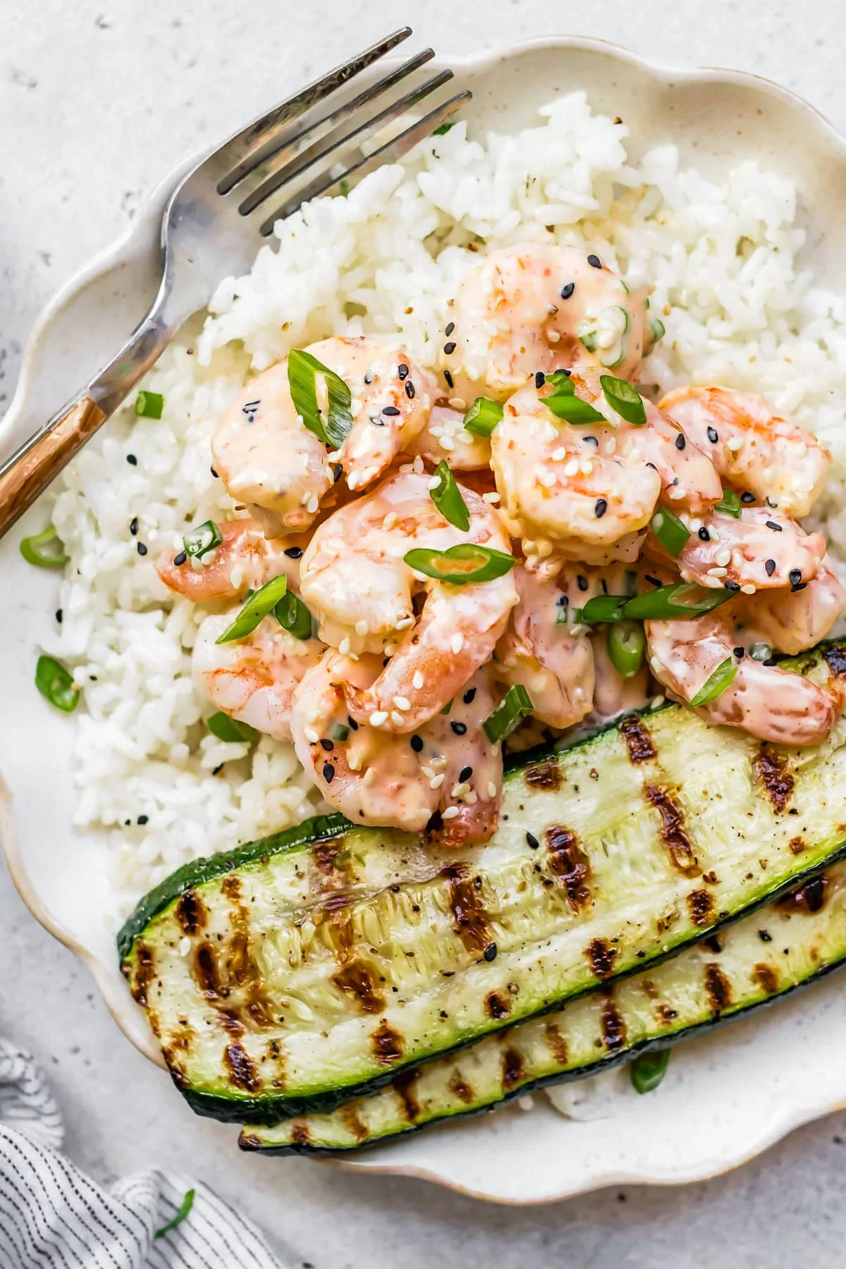 Bang Bang Shrimp Skewers