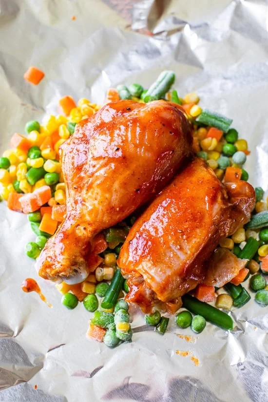 BBQ Chicken Foil Packets