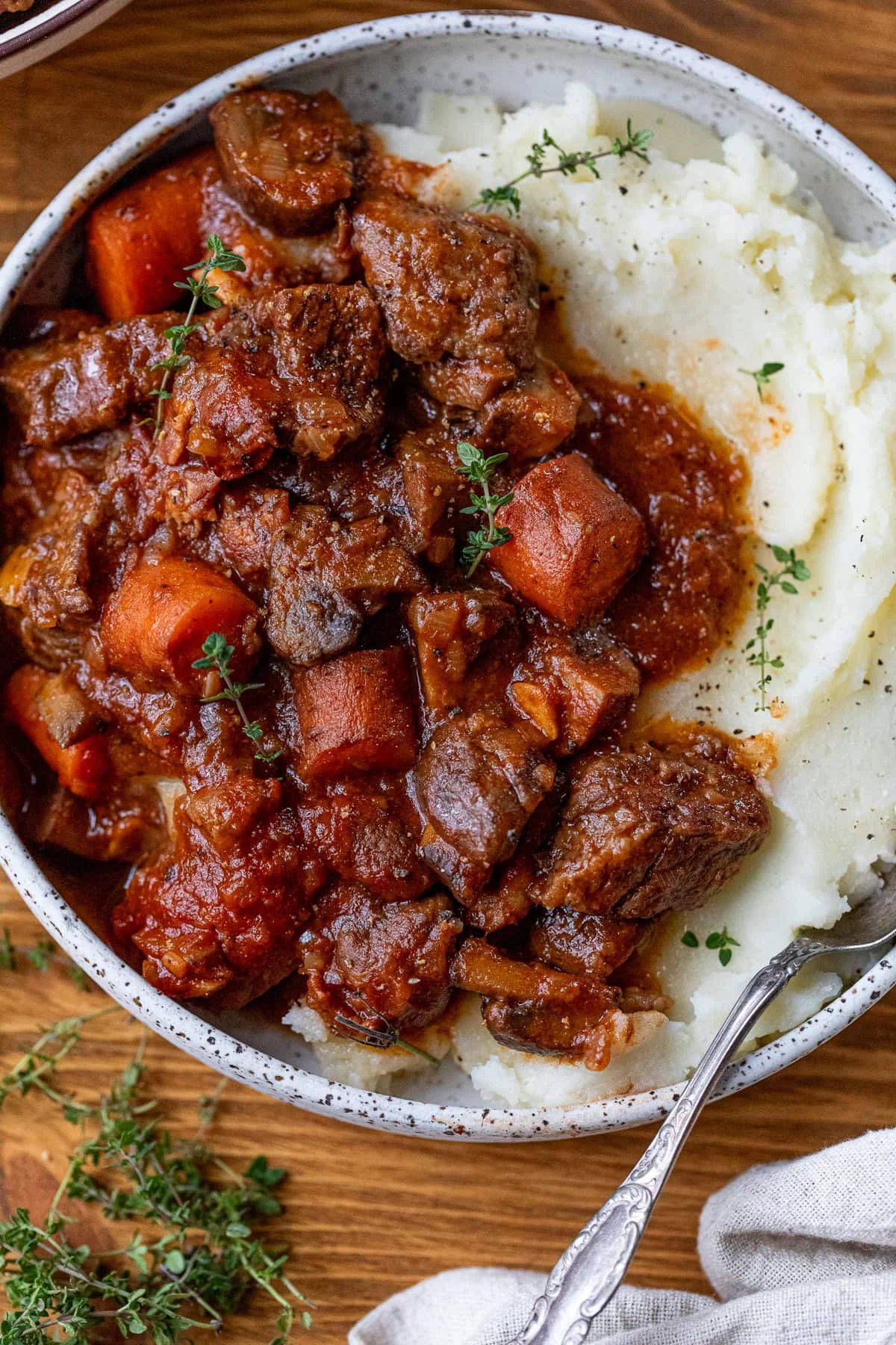 Beef Bourguignon (Slow Cooker)