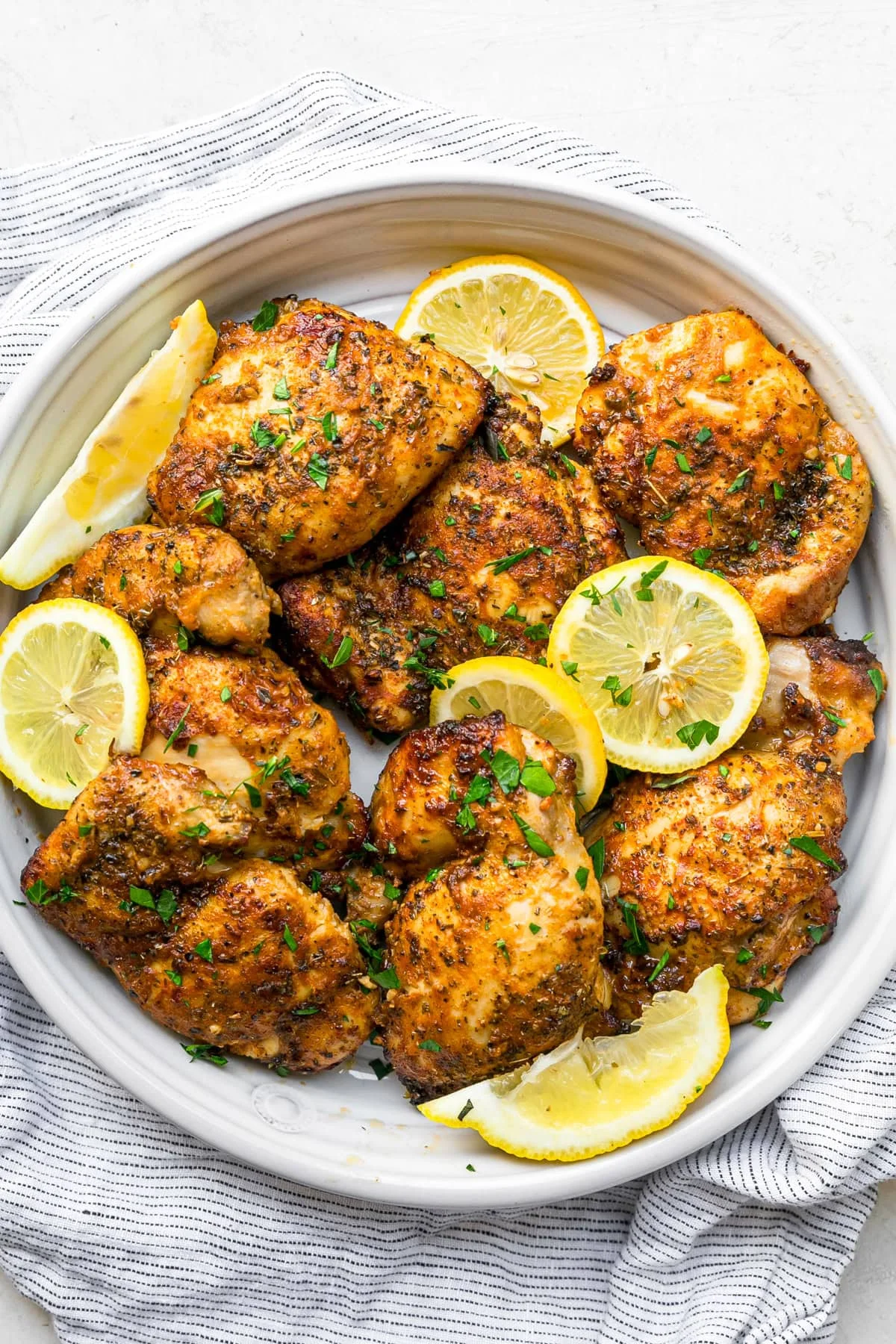 Boneless Skinless Chicken Thighs with lemon