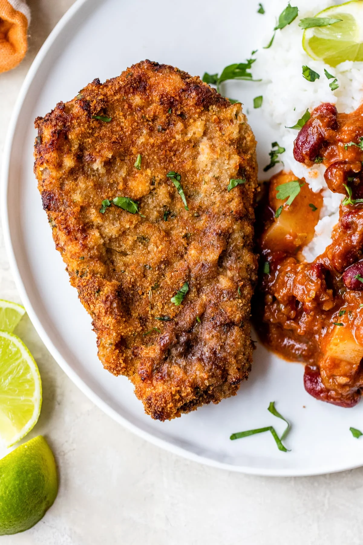 breaded cubed steak with lime