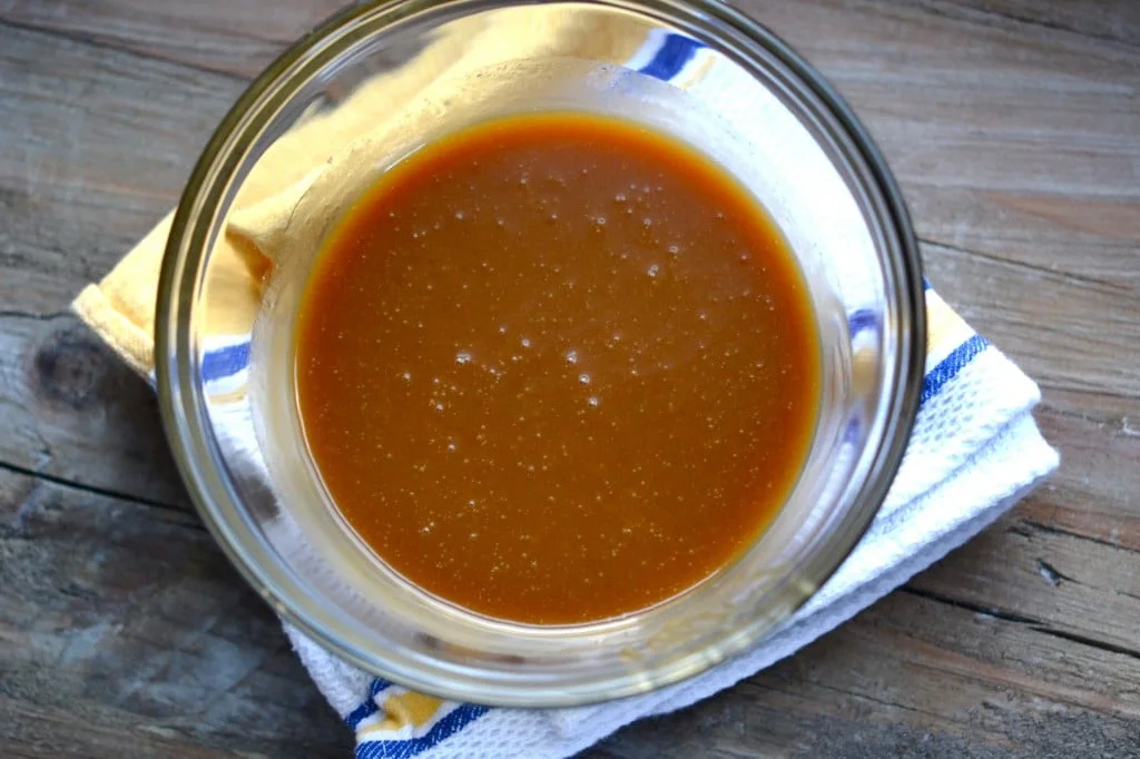 Broth in a bowl