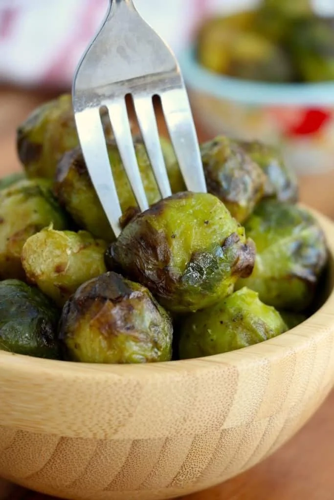 Frozen Brussel Sprouts in the Air Fryer