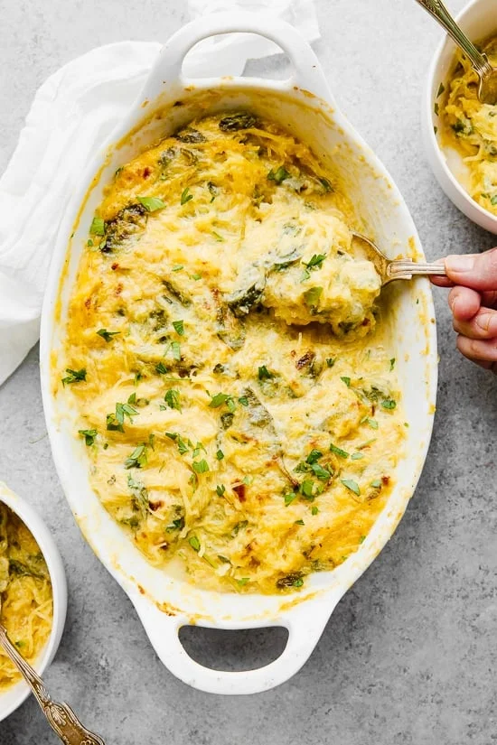 Baked Spaghetti Squash and Cheese