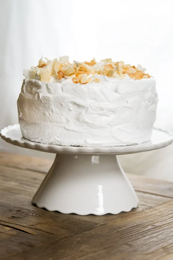 Champagne on white cake stand