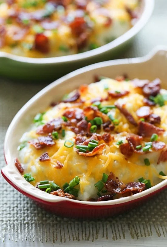 Loaded Mashed Cauliflower