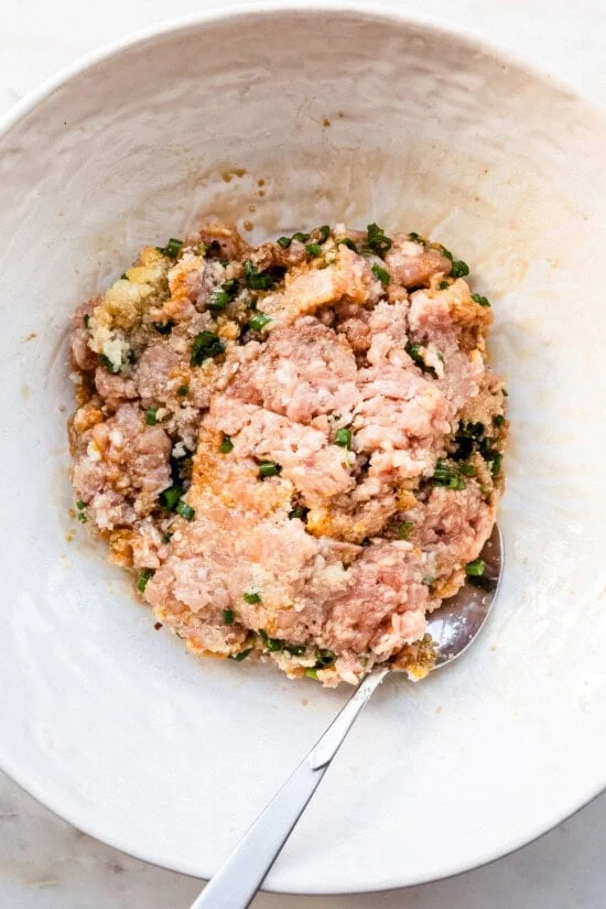 chicken meatball mixture