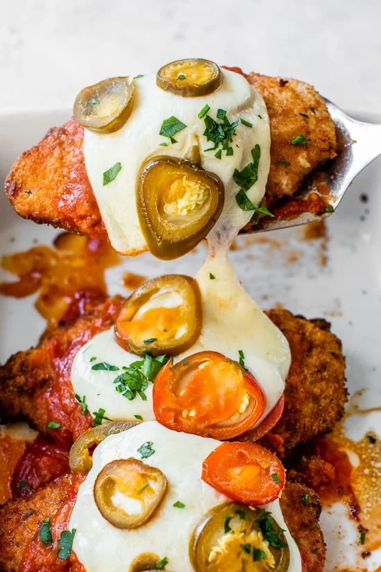 Spicy Vodka Chicken Parmesan