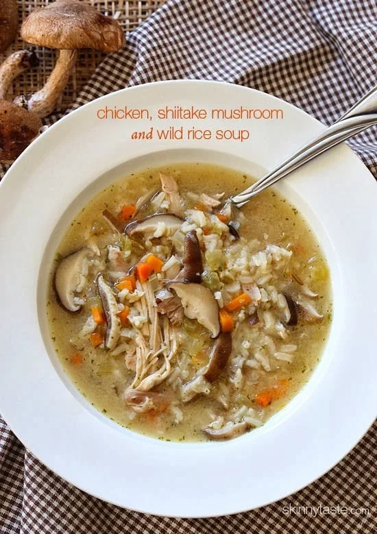 Chicken Shiitake and Wild Rice Soup