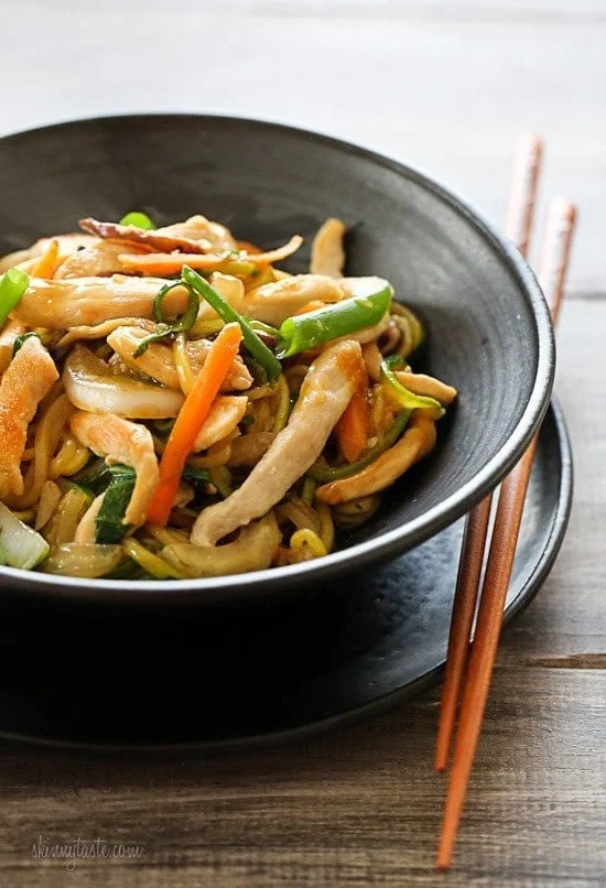 Chicken Zoodle "Lo Mein" For Two