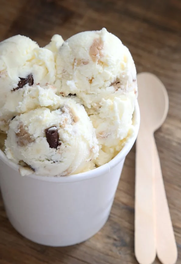 Gluten Free Cookie Dough Ice Cream