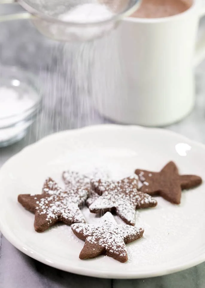 Gluten Free Chocolate Shortbread Cookies