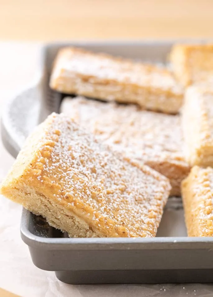 Classic Gluten Free British Shortbread | Baked in a Pan
