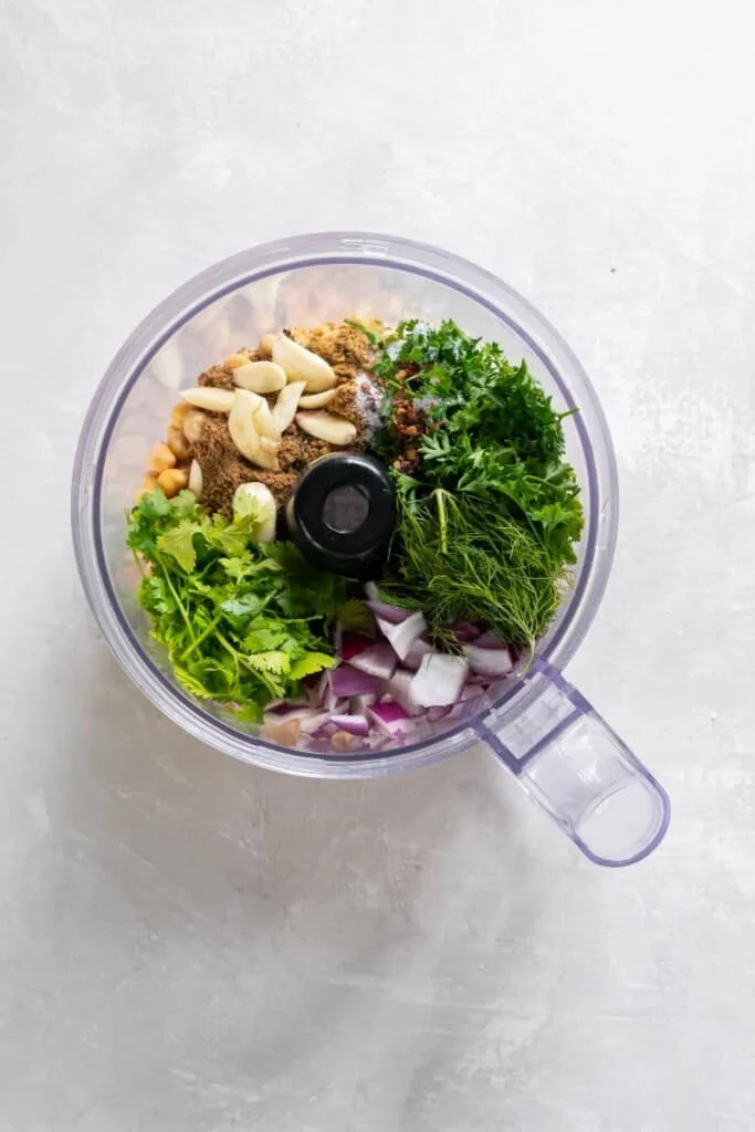 combining ingredients in bowl
