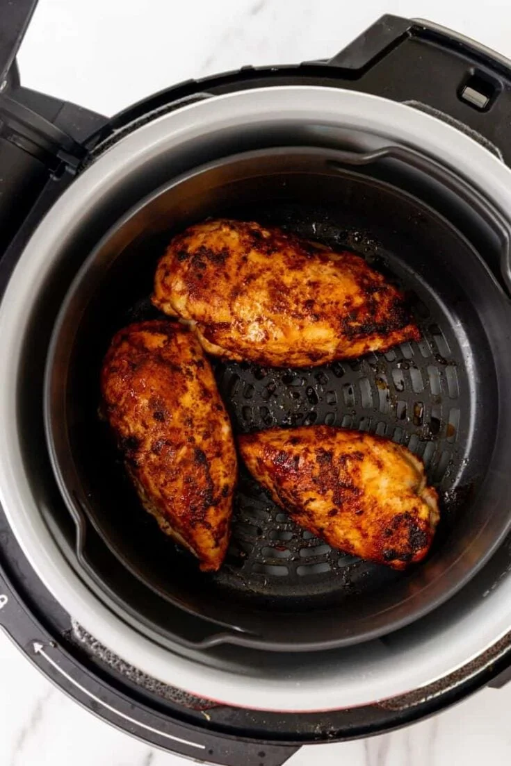 cooked frozen chicken breasts in ninja foodi