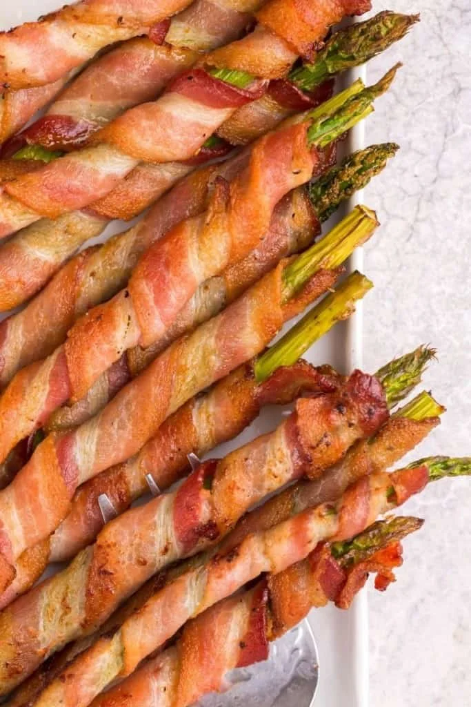 Bacon Wrapped Asparagus in the Air Fryer