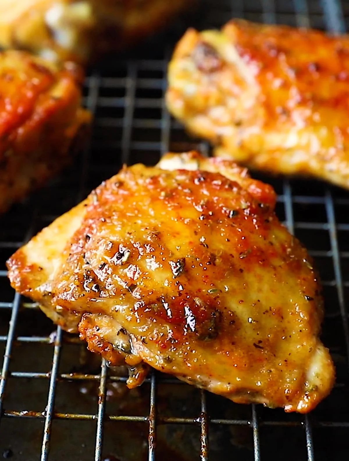Crispy Baked Chicken Thighs