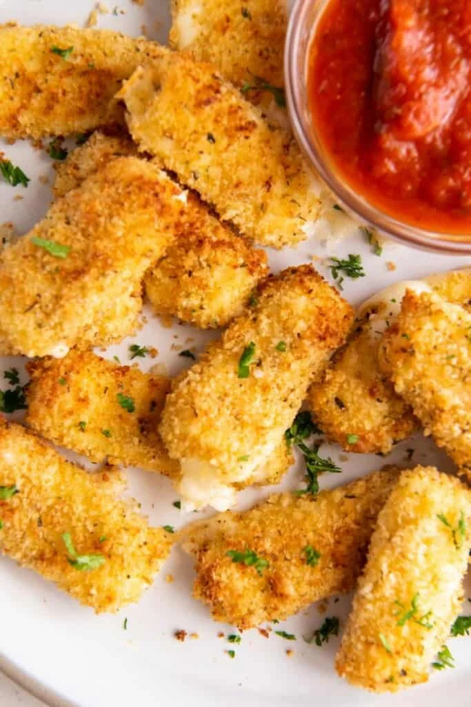 Air Fryer Mozzarella Sticks