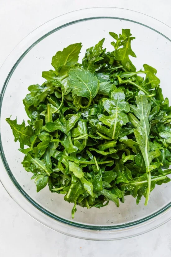 Dress the greens