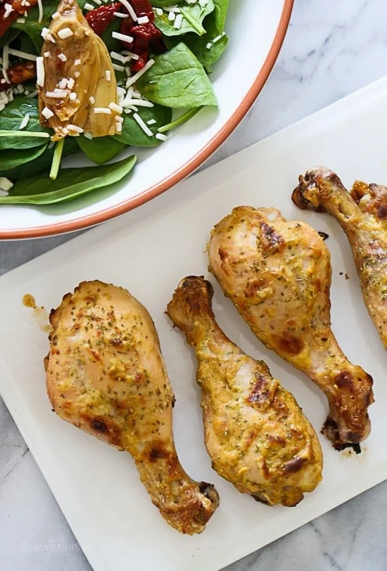 Baked Chicken with Dijon and Lime