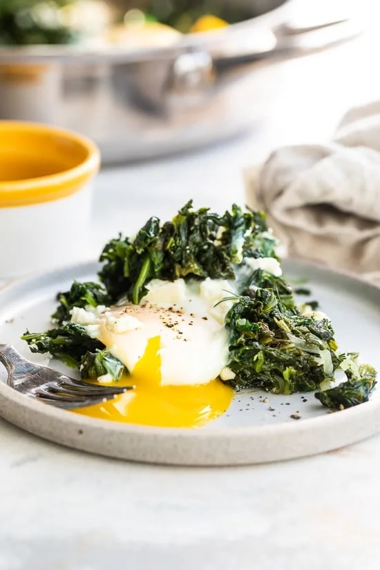 Spanakopita Baked Eggs