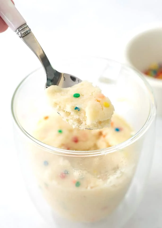 Gluten Free Vanilla Mug Cake