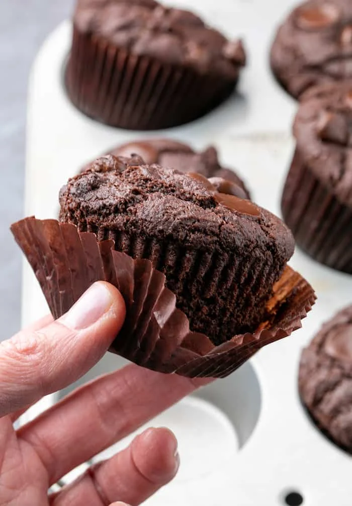 Rich Gluten Free Chocolate Muffins