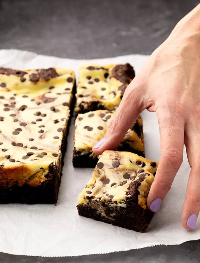 Marbled Cheesecake Brownies