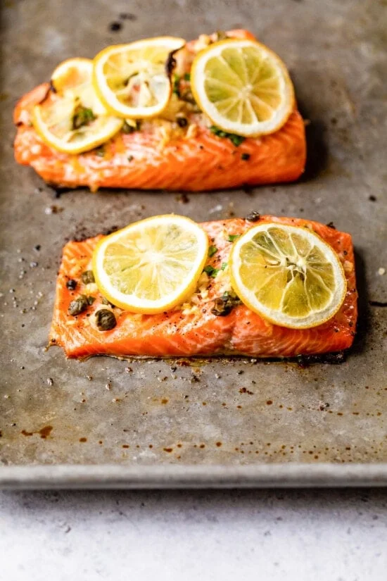fish with lemons