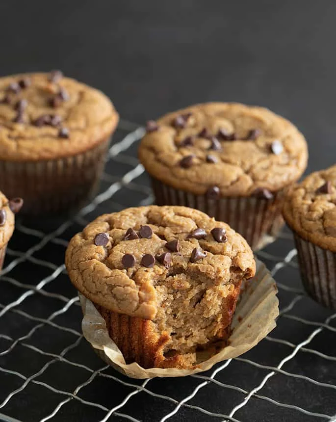 Flourless Peanut Butter Muffins | Grain Free