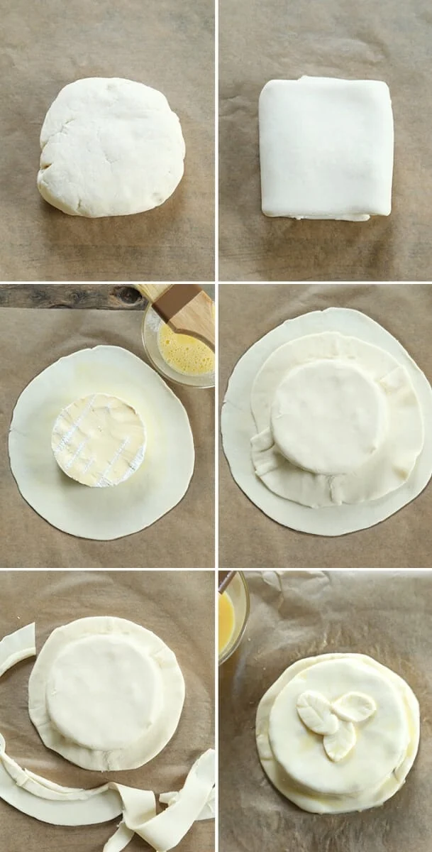 Gluten Free Baked Brie en Croûte, Step by Step