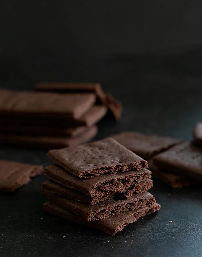 Gluten free Chocolate Graham Crackers