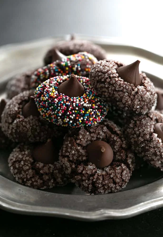 Gluten Free Chocolate Kiss Cookies | Peanut Butter Optional