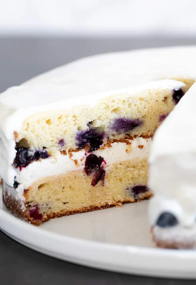 Gluten Free Lemon Blueberry Cake