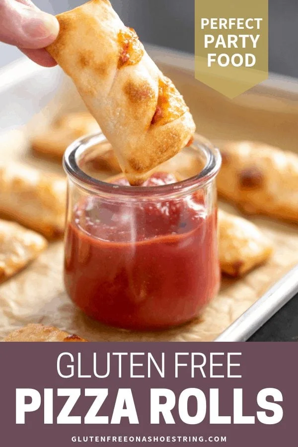 Gluten free pizza bites are the perfect finger food are they're surprisingly easy to make. They even reheat well for an after-school snack! #glutenfree #partyfood #pizza #snacks #superbowl